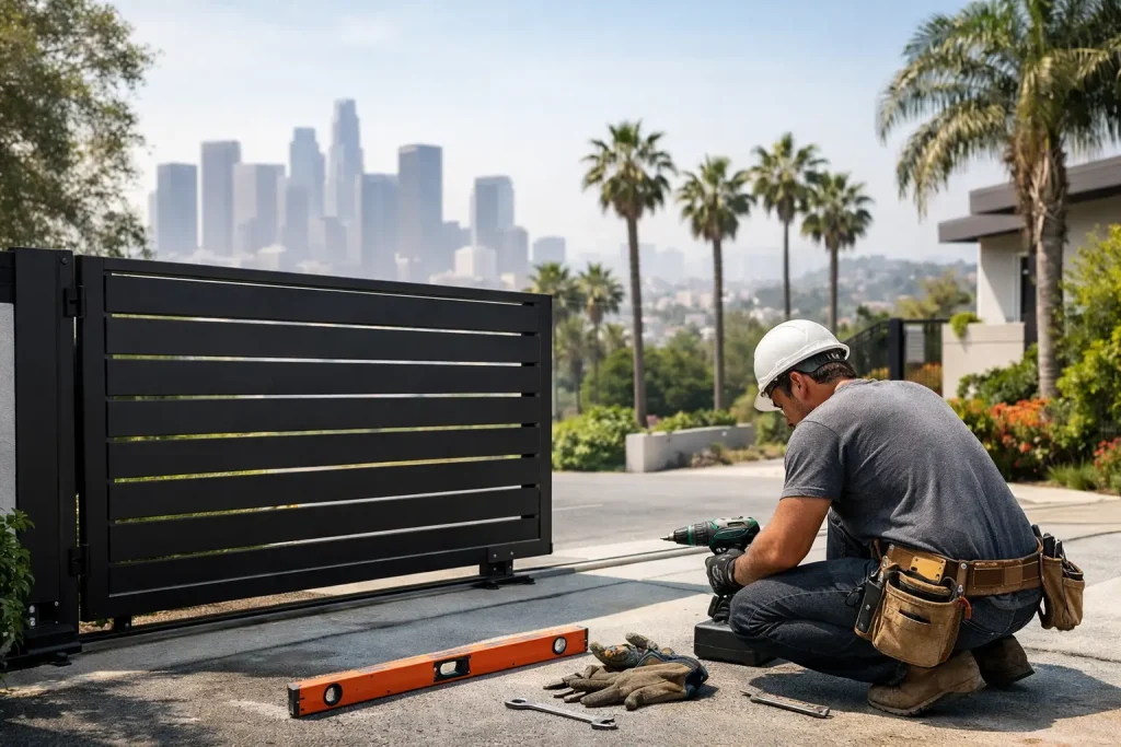 Driveway Gate Installation Cost in Los Angeles