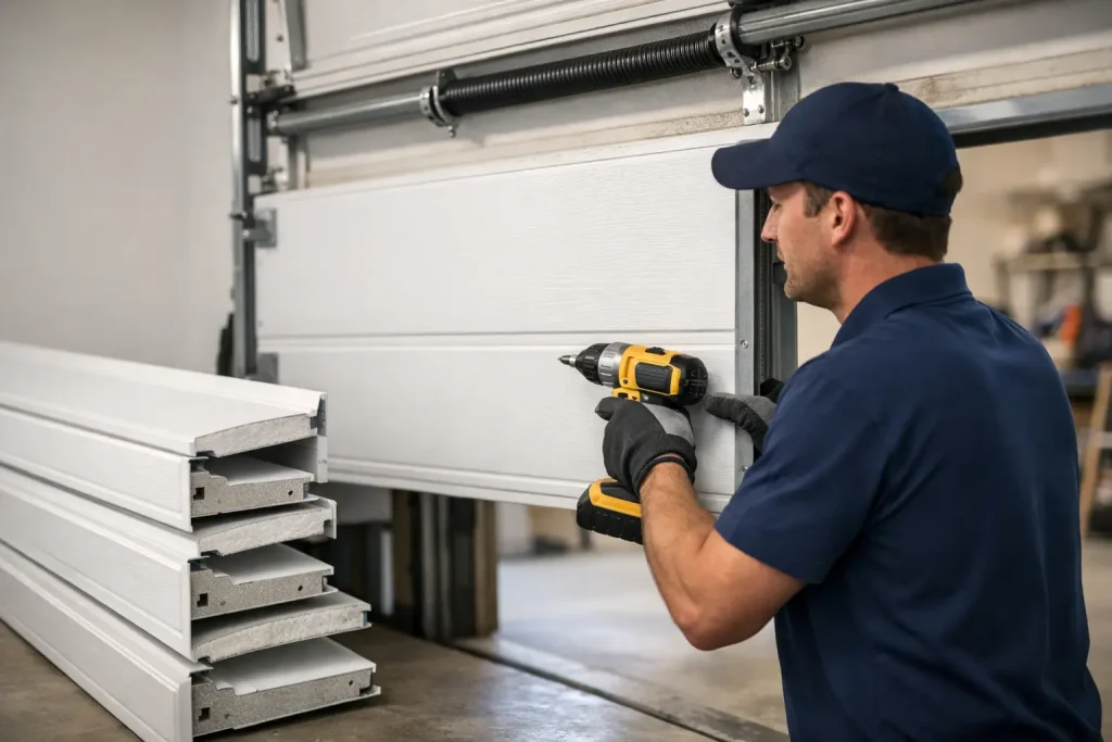 Garage Door Panel Replacement Explained