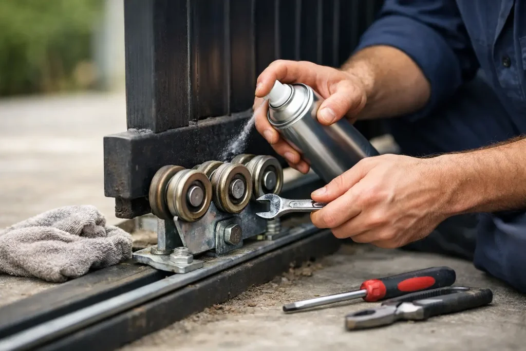 How to Maintain Gate Rollers Properly