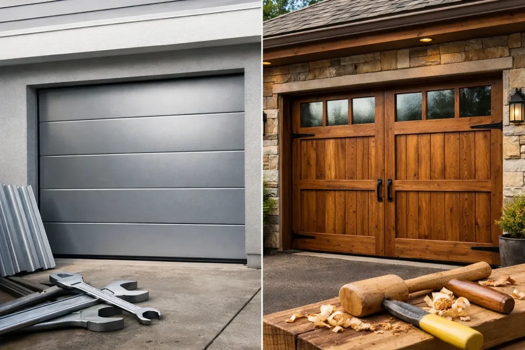 Steel vs Wood Garage Doors: Which Fits Best?