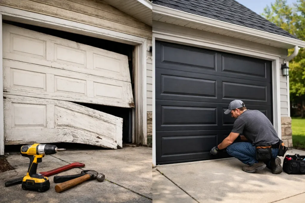 When to Replace Garage Door at Your Property