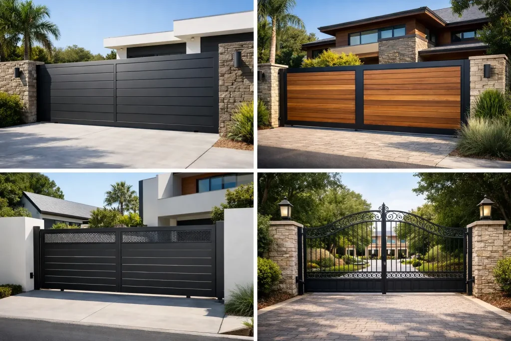 8 Best Modern Driveway Gate Designs
