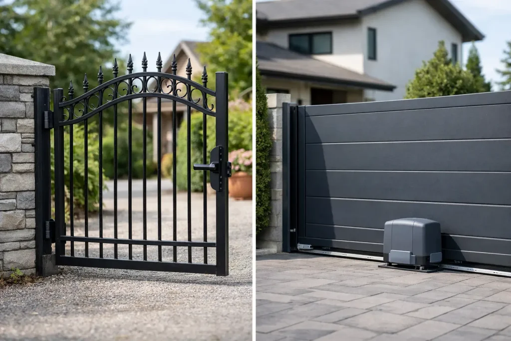 Manual Gate Versus Automatic Gate Choices