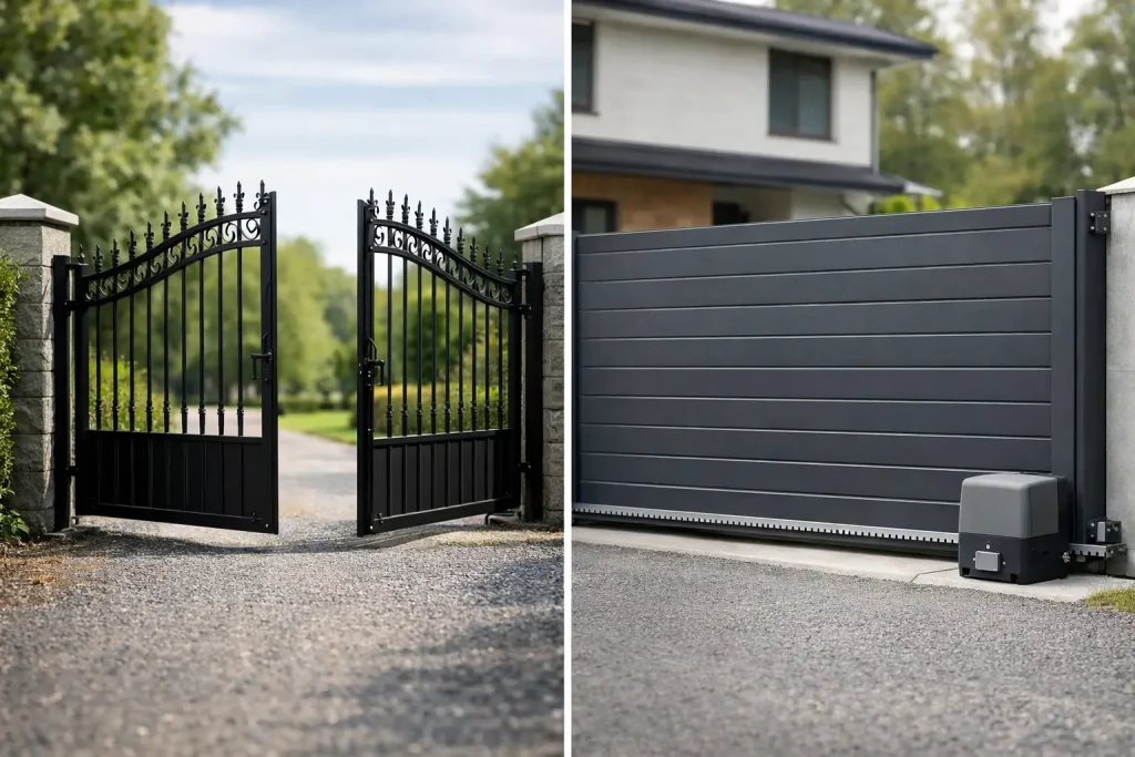 Swing Gate Versus Sliding Gate Costs Explained