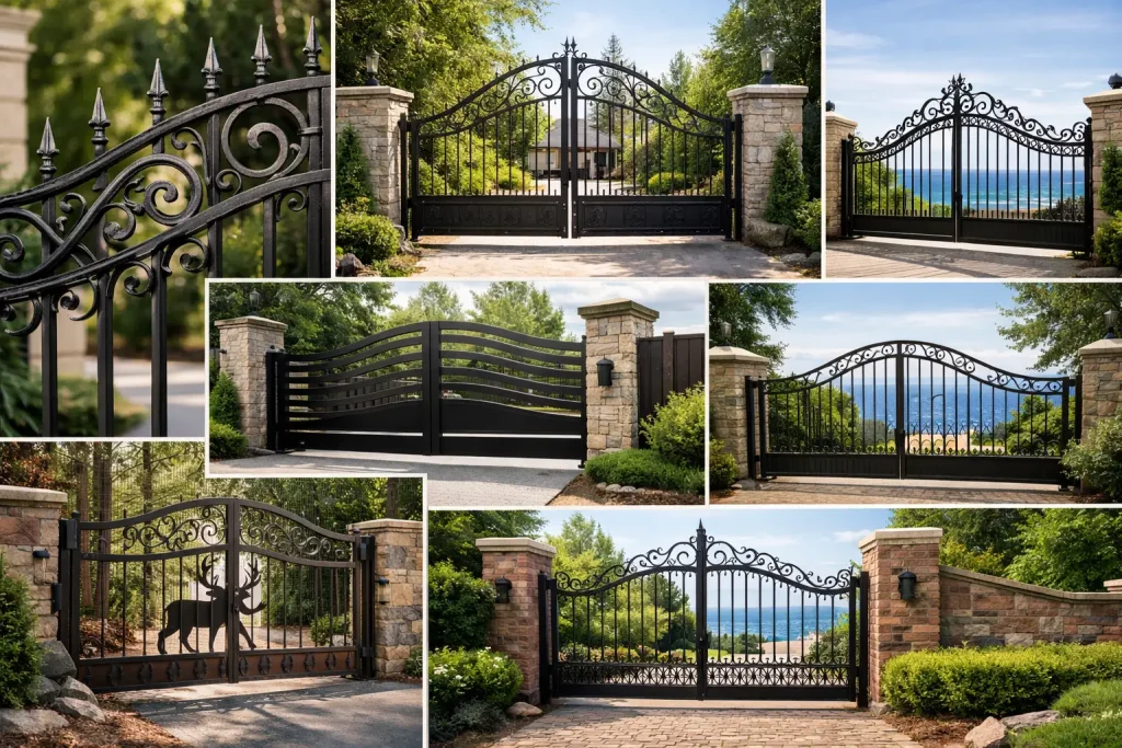 10 Wrought Iron Driveway Gate Ideas That Work