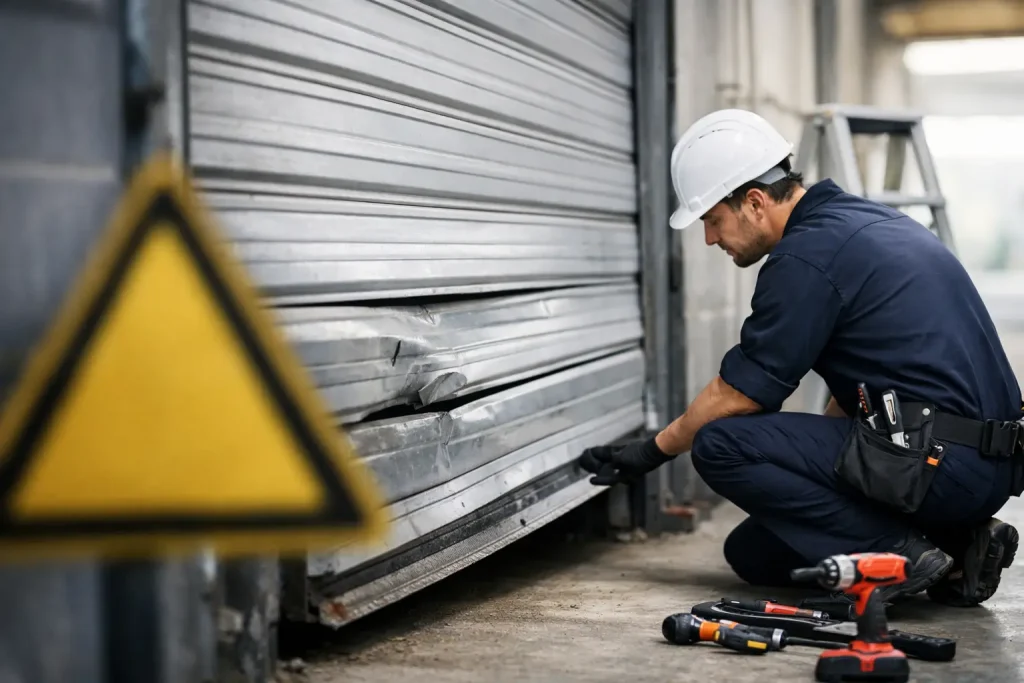 Commercial Roll Up Door Repair Warning Signs