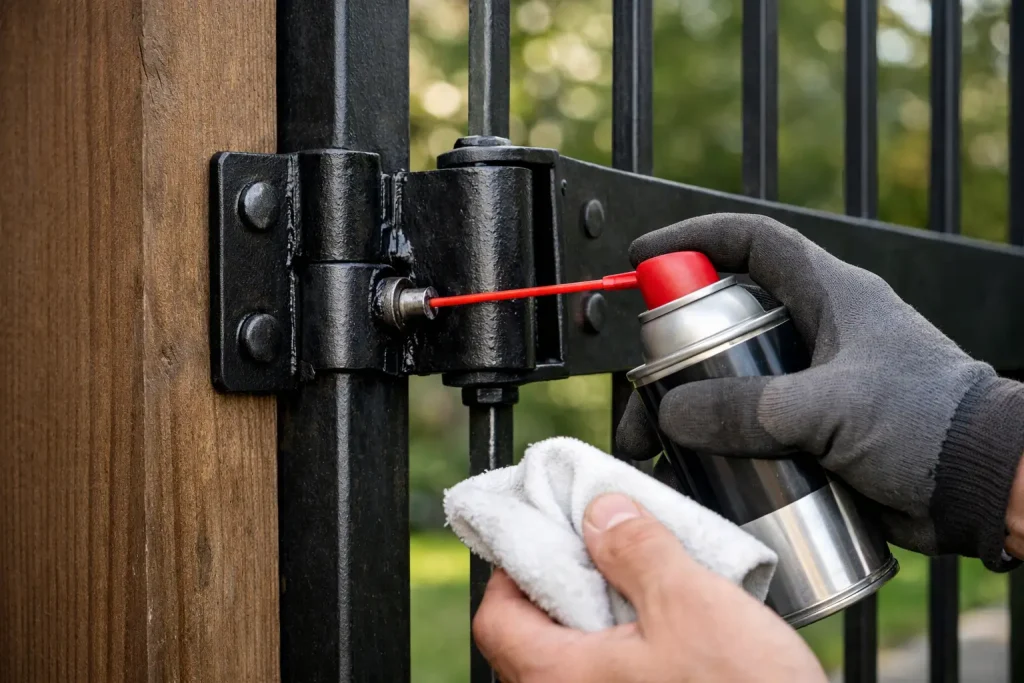 How to Lubricate Gate Hinges Properly and Safely