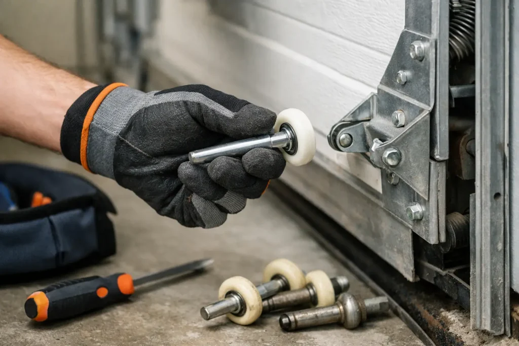 How to Replace Garage Door Rollers Safely