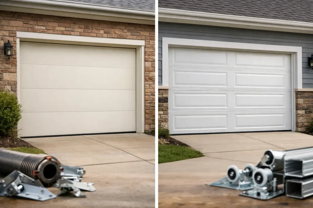 Single Panel Versus Sectional Garage Door