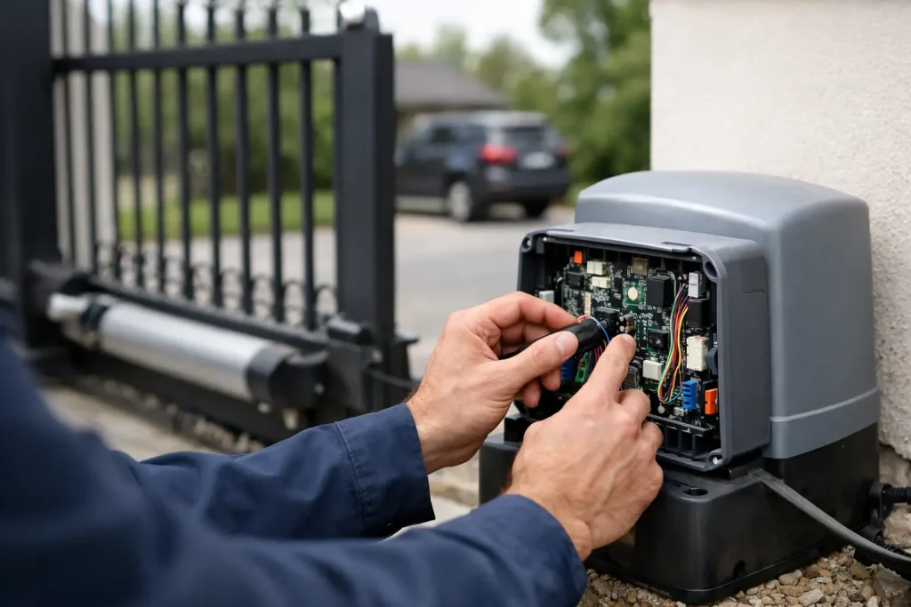 Resetting a Gate Opener When Access Fails