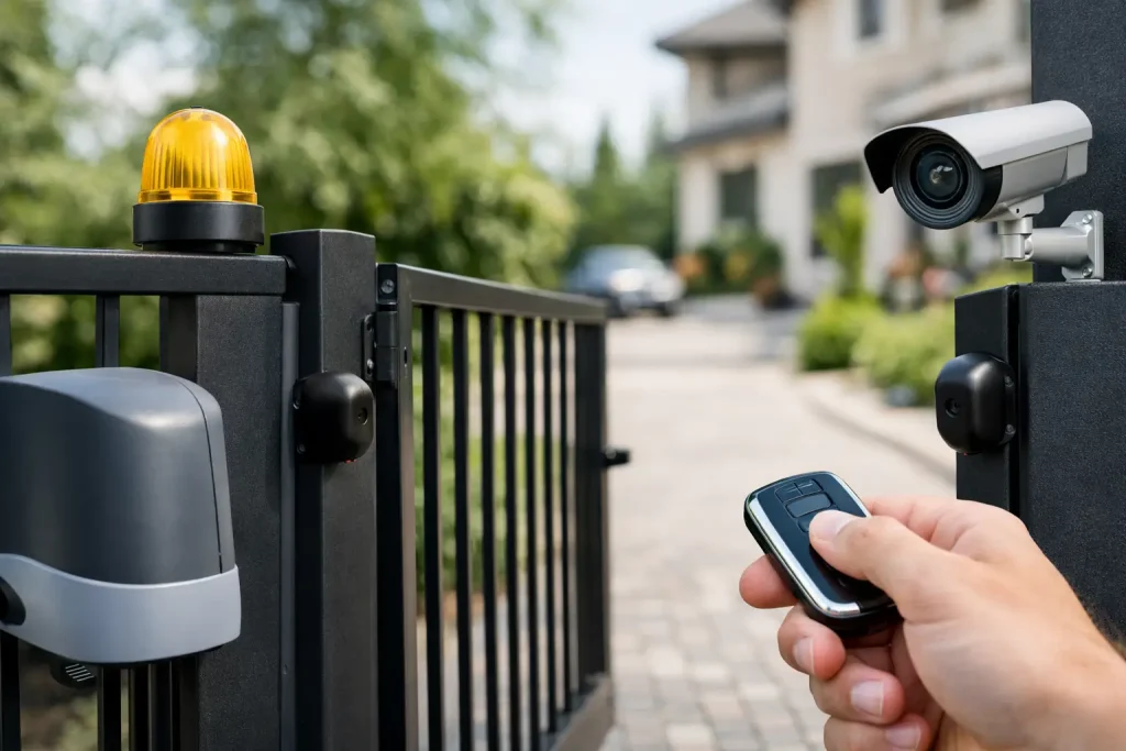 Top Driveway Gate Safety Features to Consider