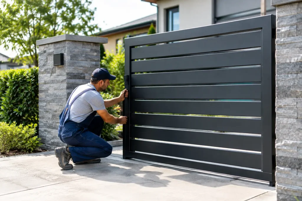 Custom Gate Installation Example: What It Shows