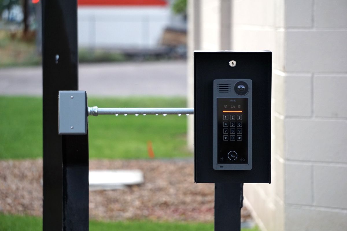 Commercial gate access control keypad